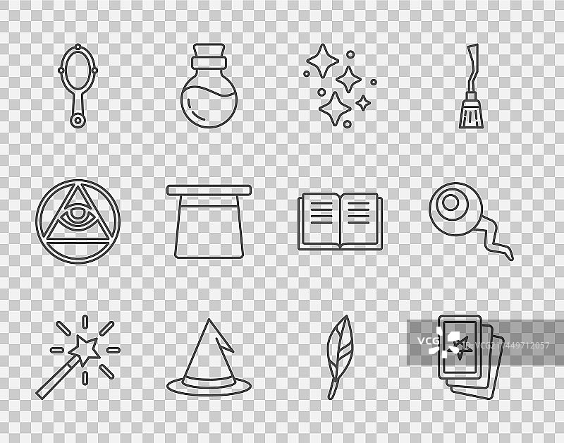 魔法棒塔罗牌图片素材