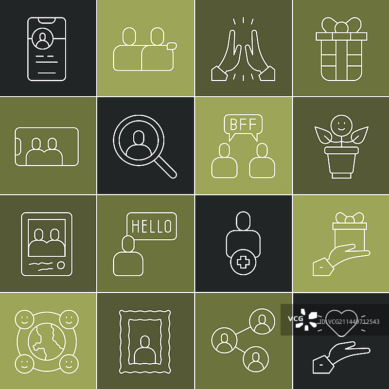 赠送礼品，建立良好人际关系图片素材