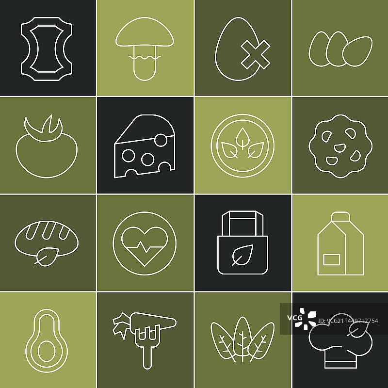 纯素食品饮食牛奶纸包装合集图片素材