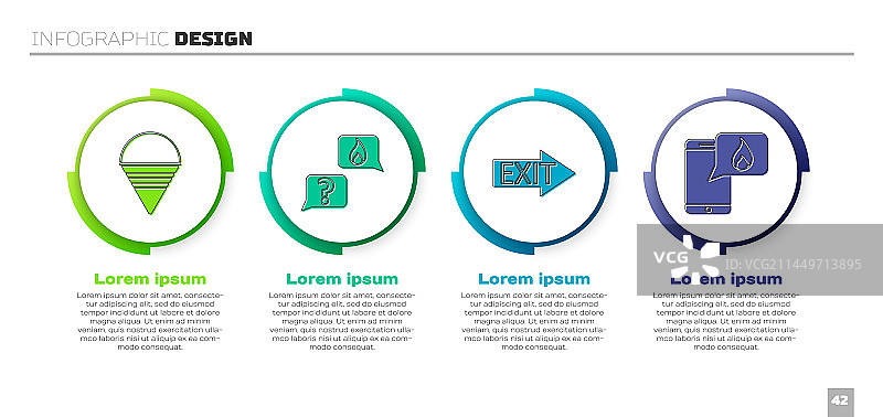 消防锥、消防桶与紧急呼叫电话图片素材