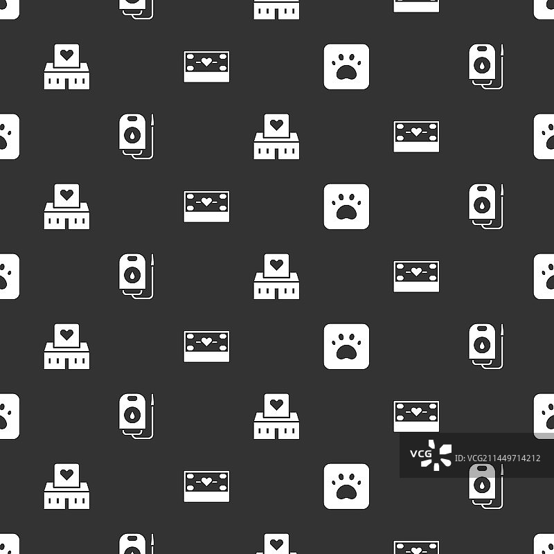 爪印献血志愿者中心图片素材