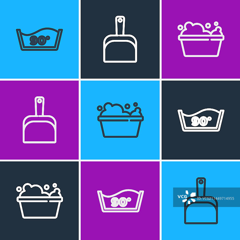 带肥皂泡的洗脸盆图片素材