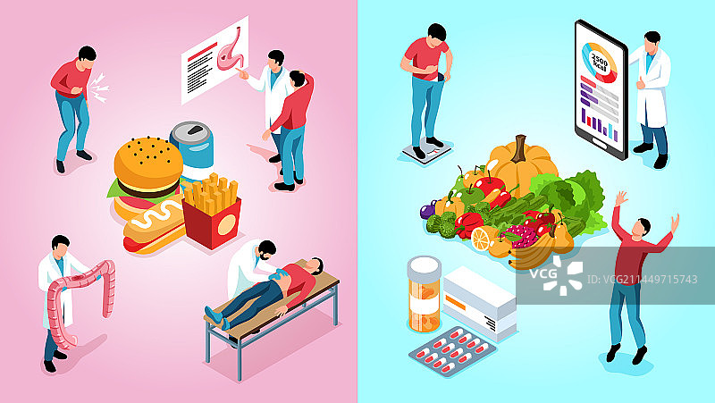 肠胃病学饮食海报图片素材