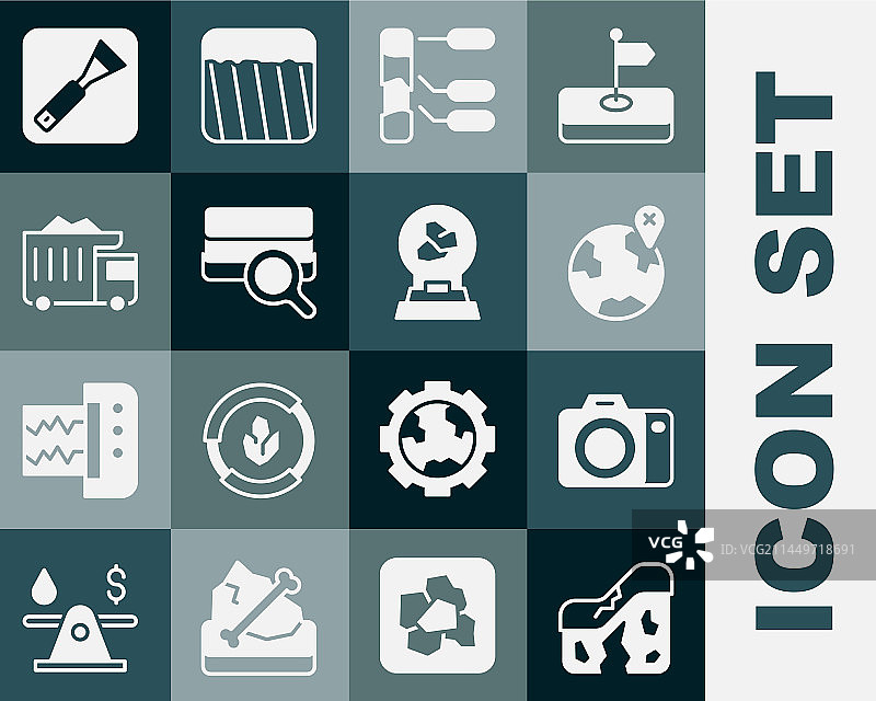 地质断层与相机位置素材图片素材