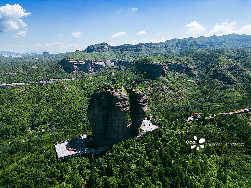 承德双塔山风光图片素材