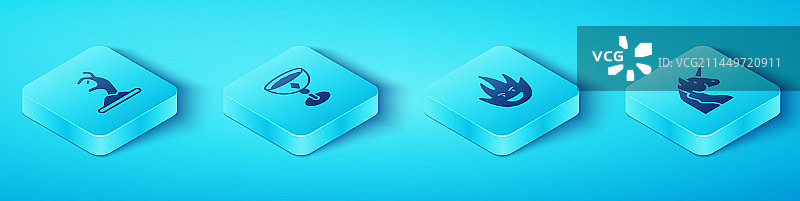 2.5D 僵尸手 中世纪高脚杯套装图片素材