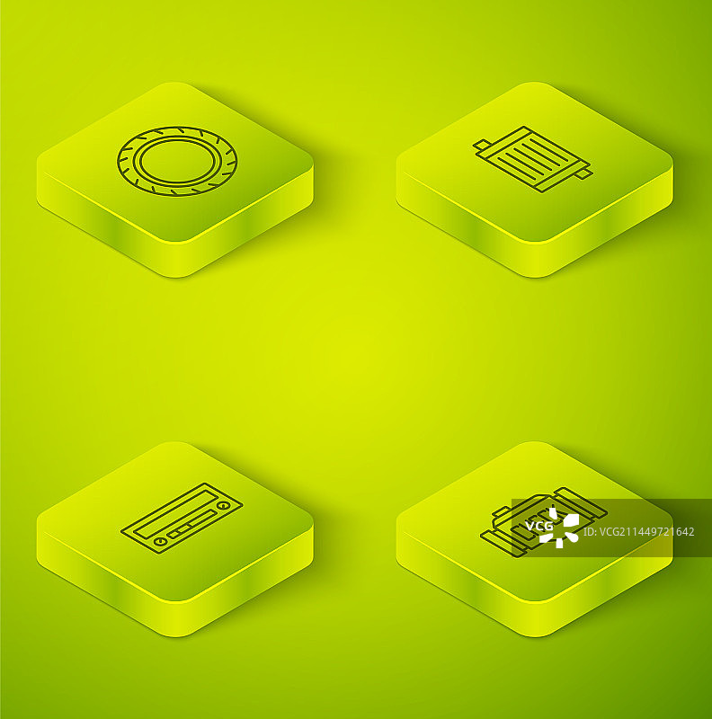 2.5D汽车散热器冷却系统图片素材