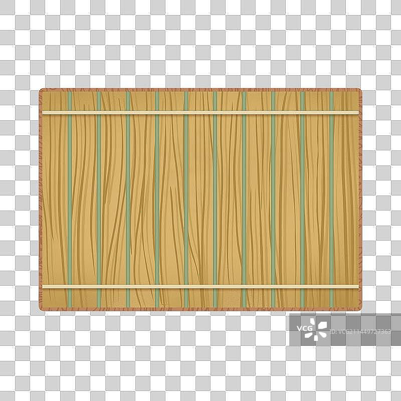 一张平铺竹席图片素材