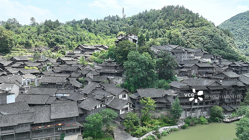 贵州省遵义市播州区乌江寨国际旅游度假区风光图片素材