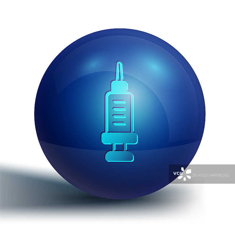 对毒品的蓝色抽象成瘾图标图片素材