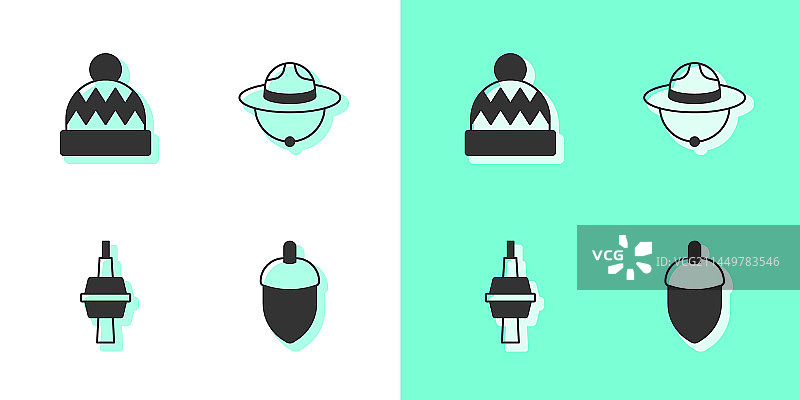 多伦多电视塔栗子帽图片素材