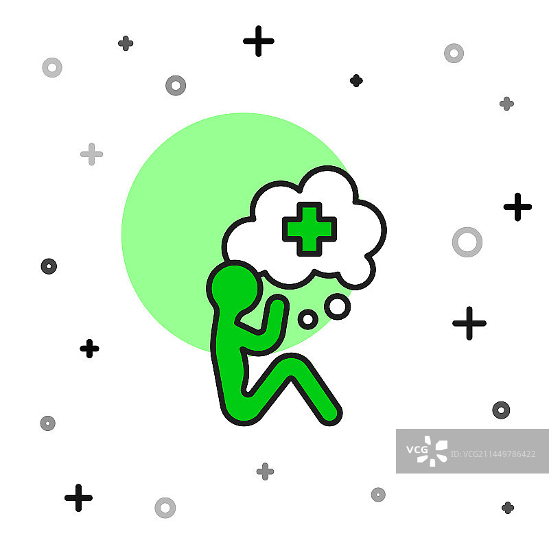 白色背景上的援助之手轮廓图标图片素材