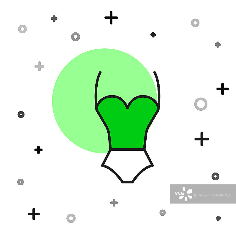 夏季海滩泳衣图标图片素材