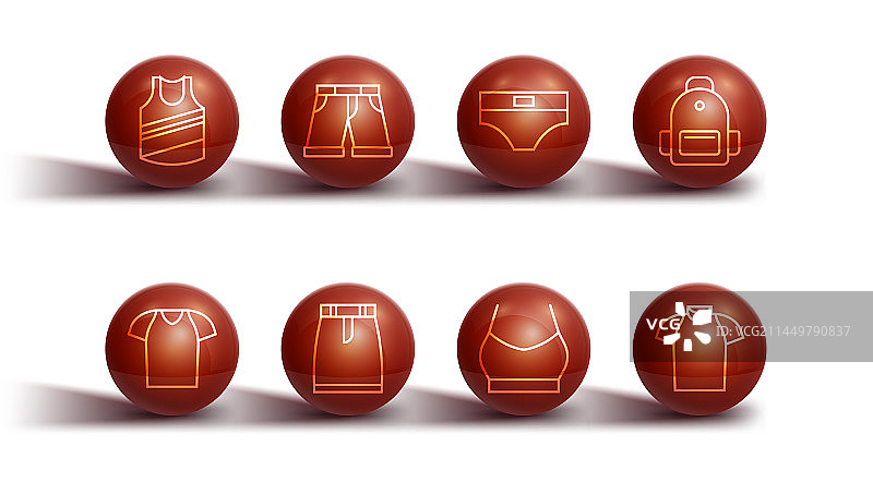 汗衫T恤书包图片素材