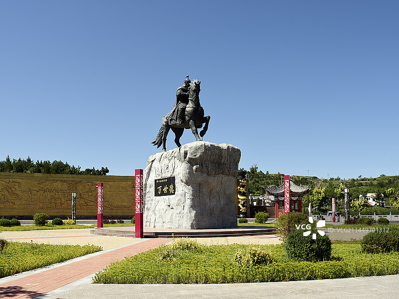 山西省忻州市偏关县护城楼景区图片素材