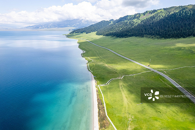 赛里木湖 大西洋的最后一滴眼泪图片素材