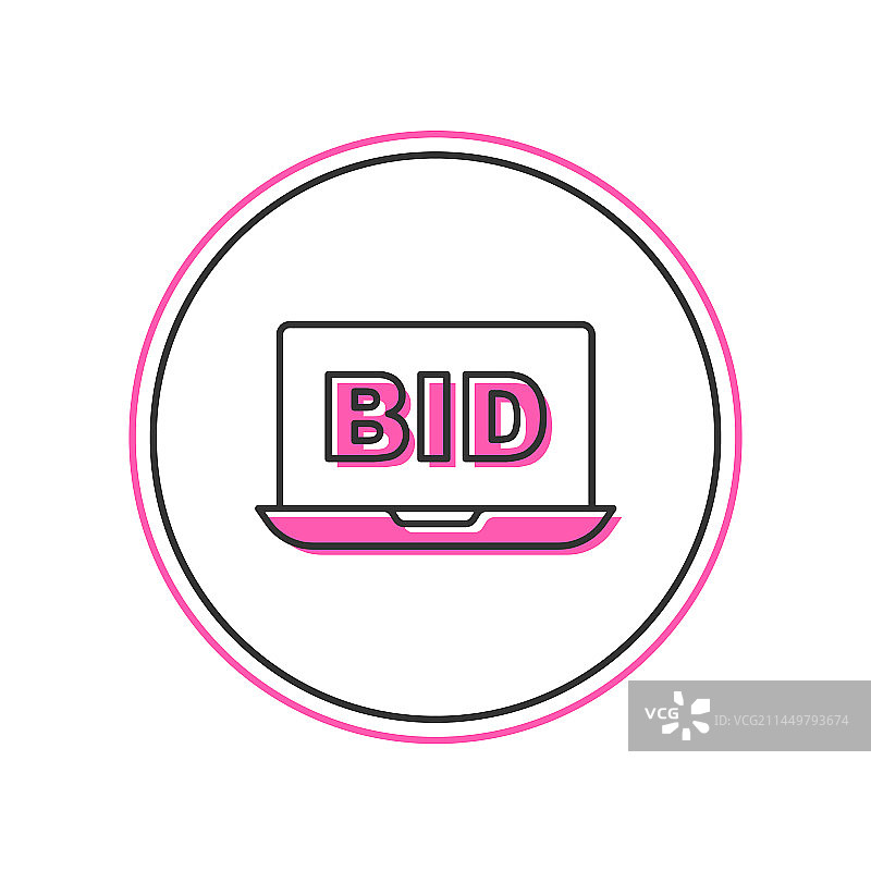 在线拍卖图标图片素材