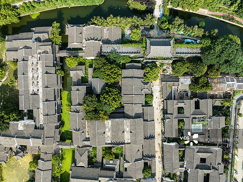 海宁盐官古镇图片素材