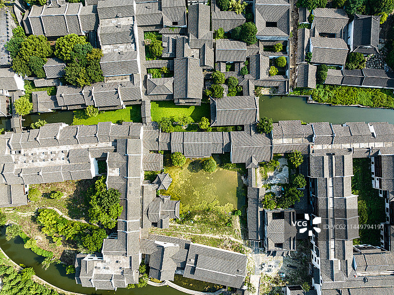 海宁盐官古镇图片素材