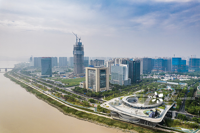 温州城市阳台及周边城市风光图片素材