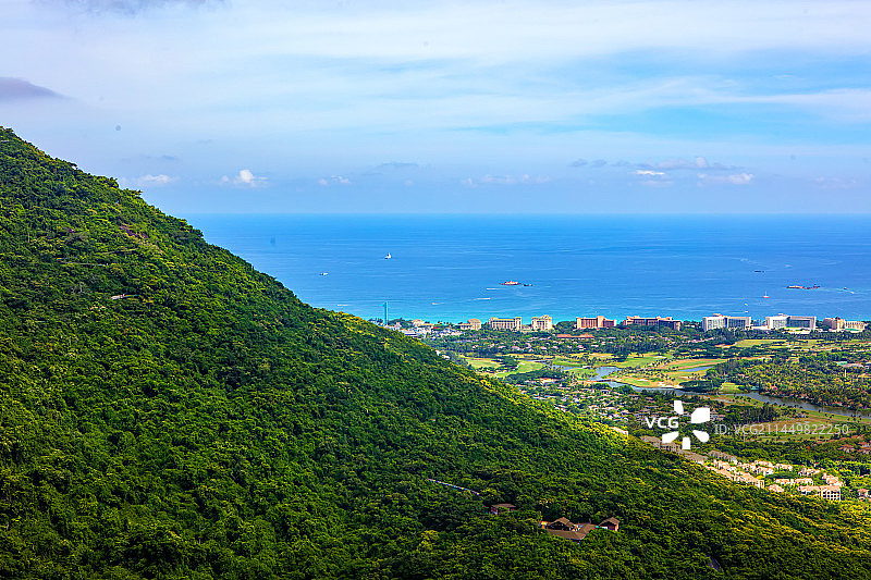 航拍亚龙湾图片素材