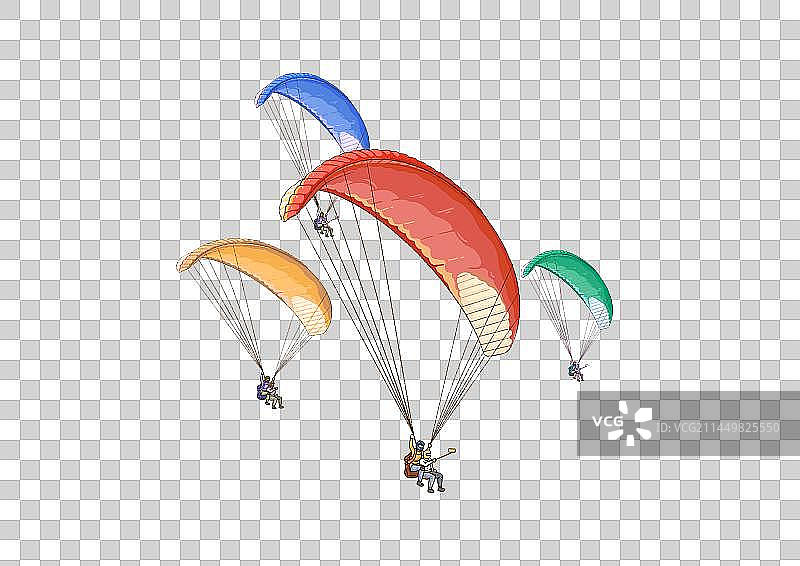 降落伞图片素材