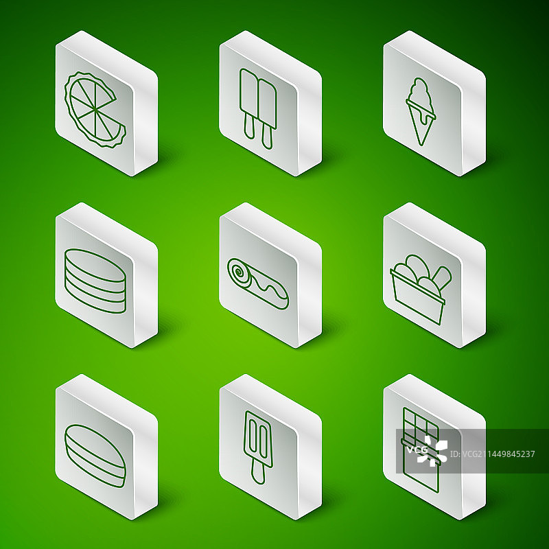 巧克力棒冰淇淋自制派组合图片素材