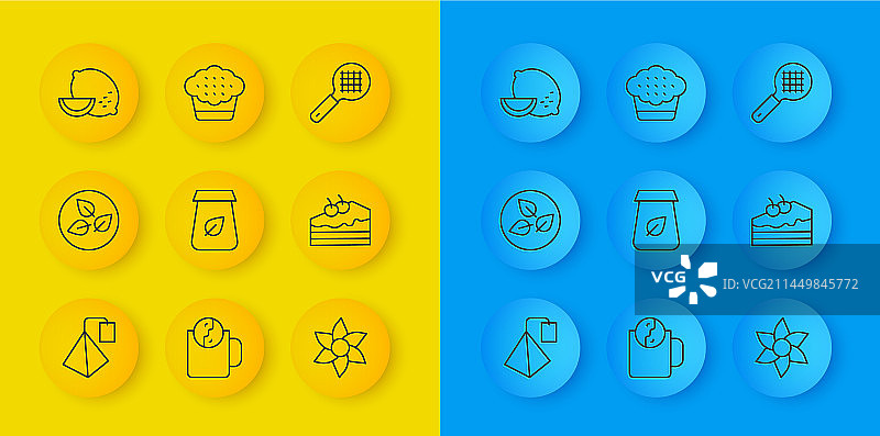 茶叶包装设计元素图片素材