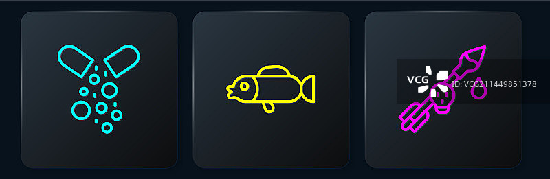 毒药丸箭头河豚图案图片素材