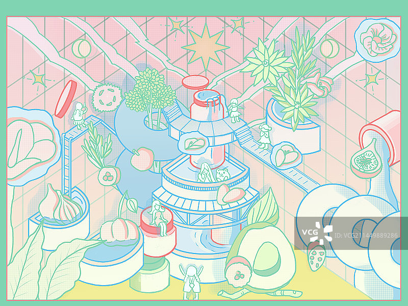 少女度假图片素材