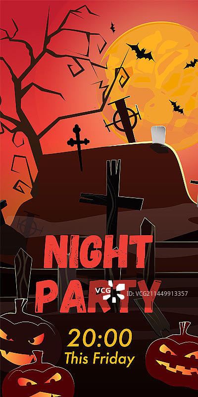 本周五夜间派对字母墓地图片素材