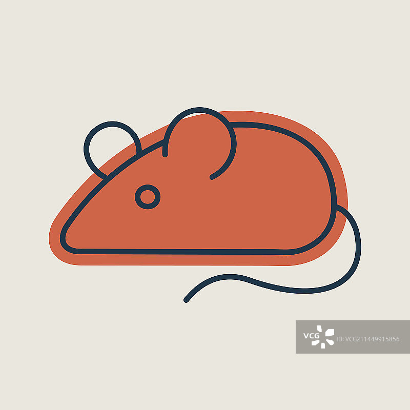 田鼠隔离图标农业标志图图片素材