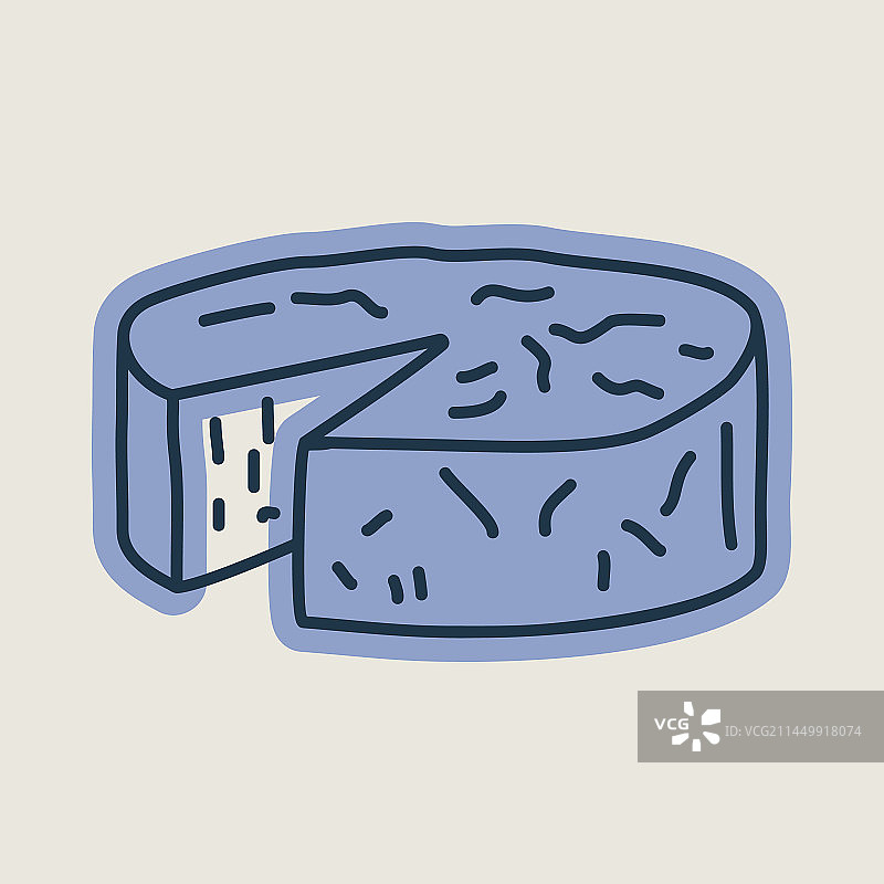 带霉菌的软奶酪图标图片素材