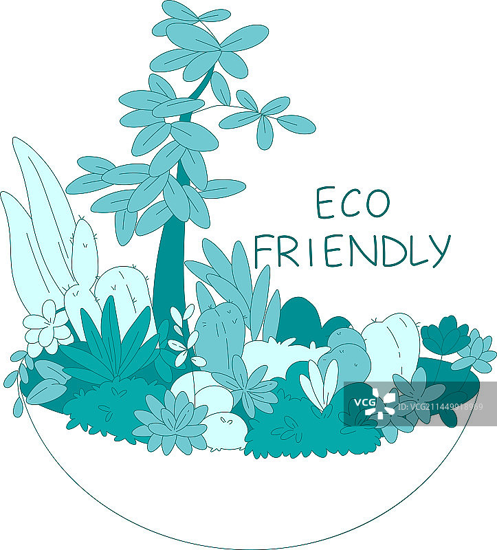 树木和树叶繁茂生长，生态植物图片素材