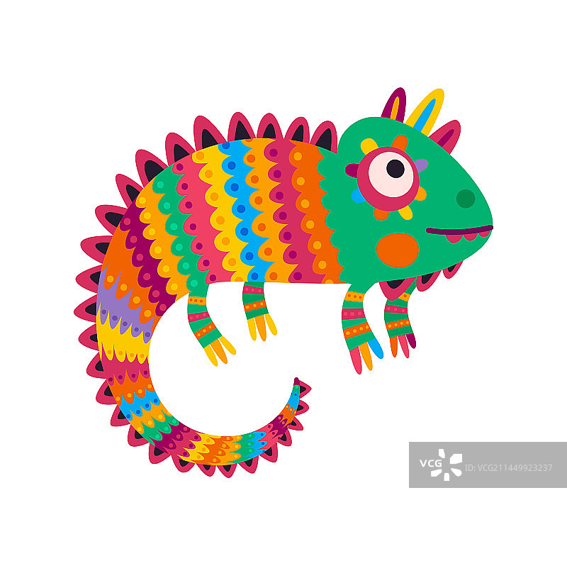 卡通墨西哥鬣蜥宠物蜥蜴图片素材