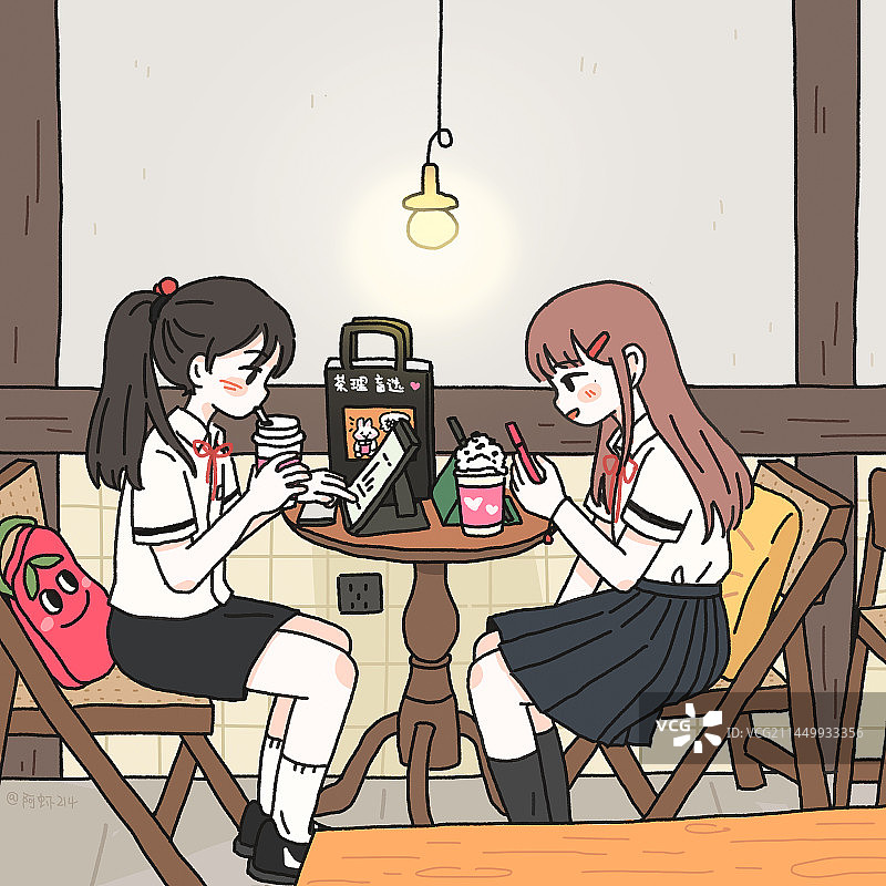 校园 学生 治愈 校服图片素材