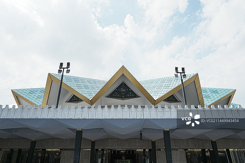 马来西亚吉隆坡国家清真寺图片素材