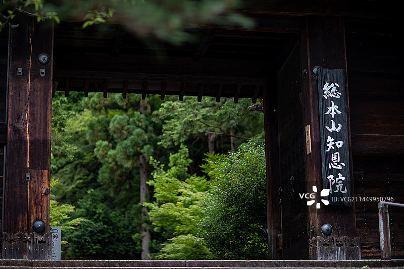 亚洲日本京都府知恩院的风光图片素材