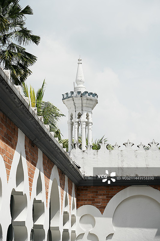 马来西亚吉隆坡占美清真寺图片素材