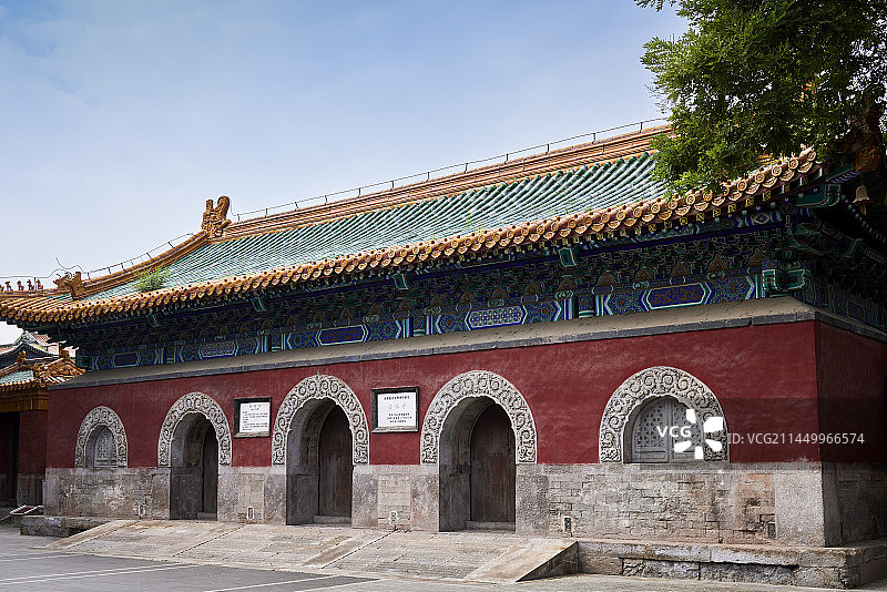 河北省承德市普佑寺山门图片素材