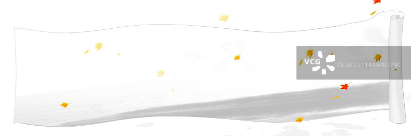 画纸卷轴图片素材