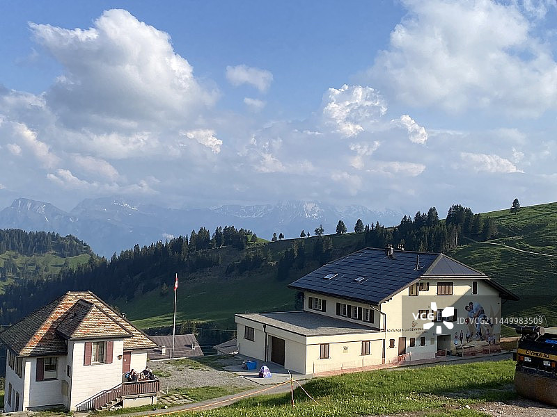 瑞士瑞吉山风景图片素材