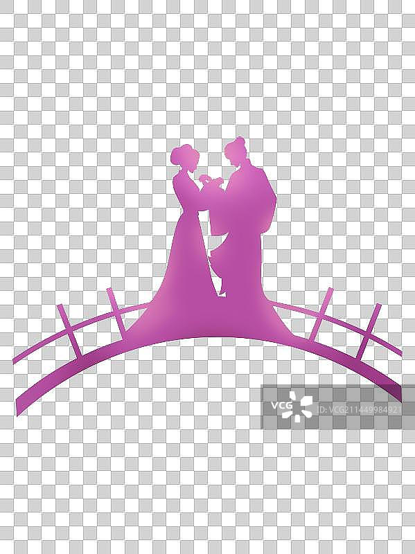 七夕情人节人物素材图片素材