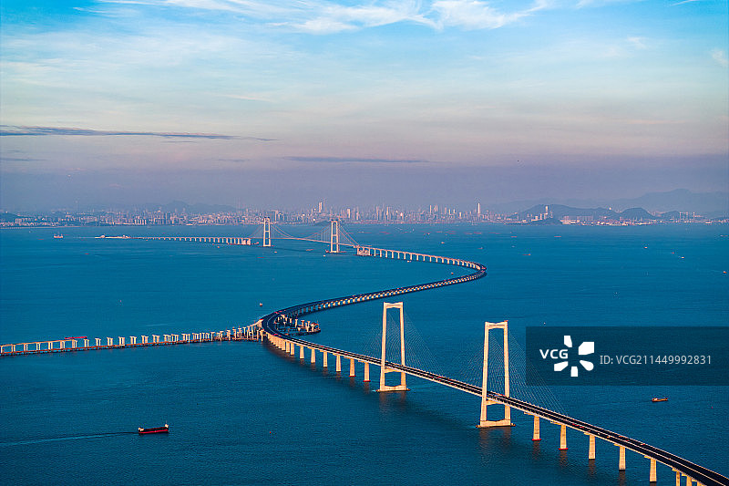 深中通道航拍图片素材