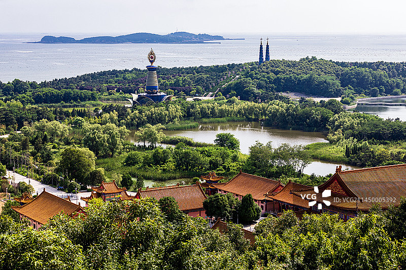 乳山市大乳山公园景观图片素材