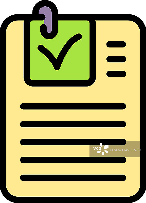 扁平风清单图标图片素材