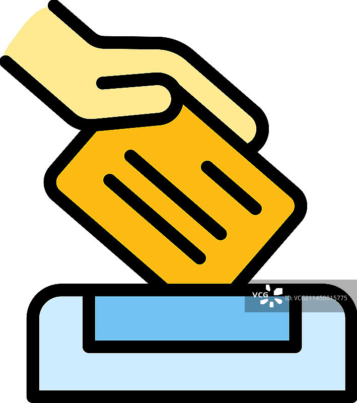 银行卡支付扁平风格图标图片素材