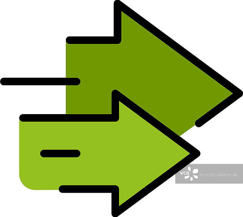 正确方向扁平图标图片素材