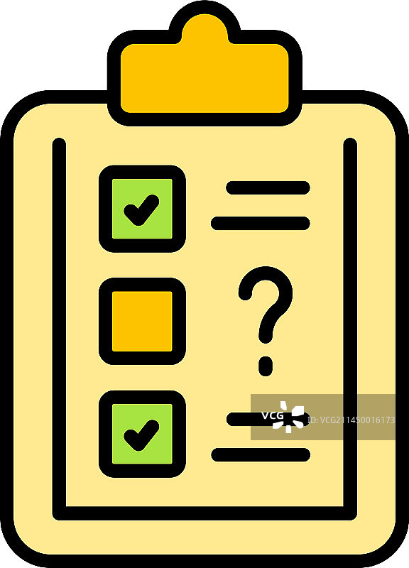 分析剪贴板扁平风格图标图片素材