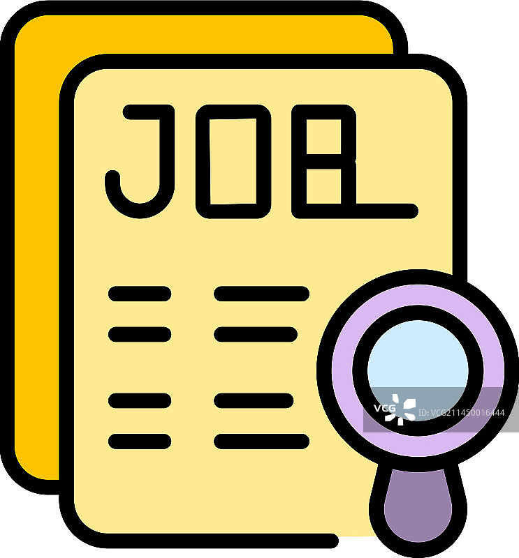 扁平风格工作文件图标图片素材